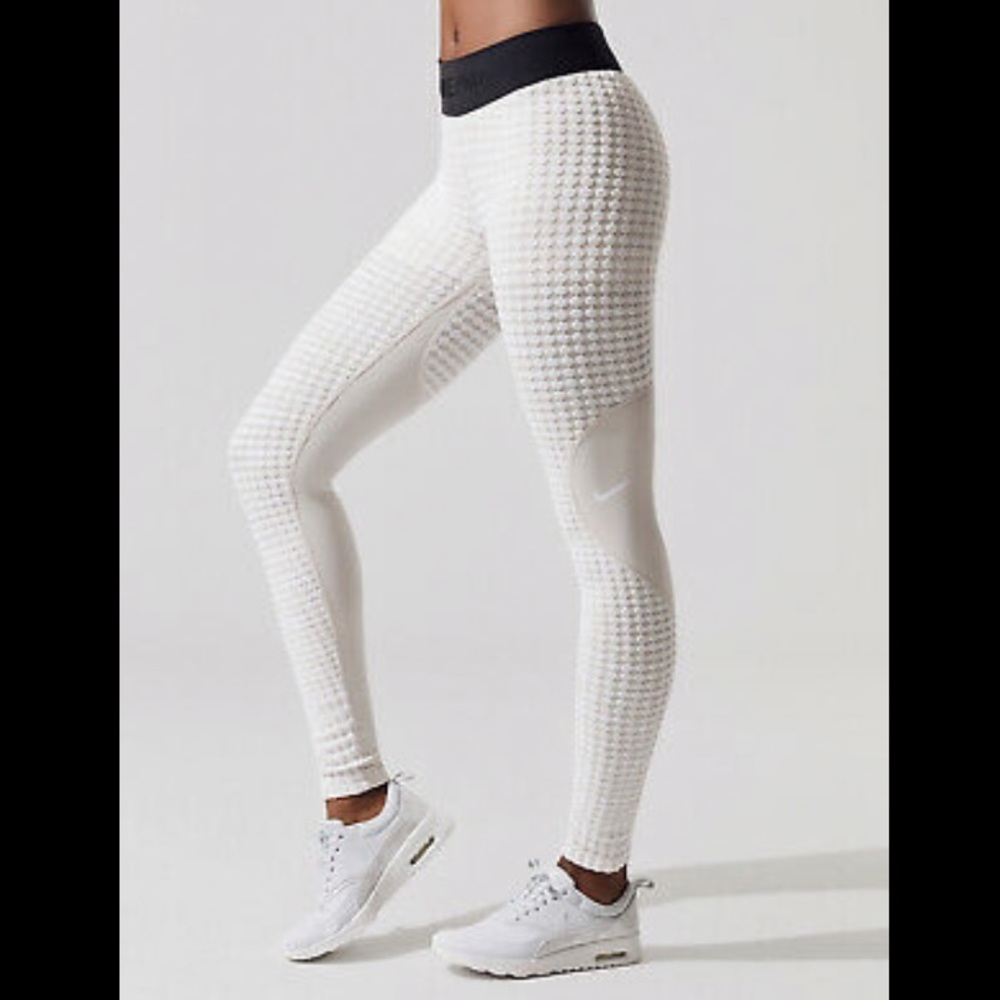 Nike Pro Hyperwarm Textured Training Leggings - image 1